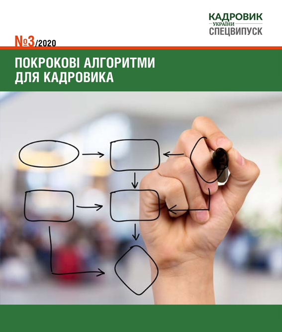 Обкладинка Покрокові алгоритми для кадровика (№ 3/2020)