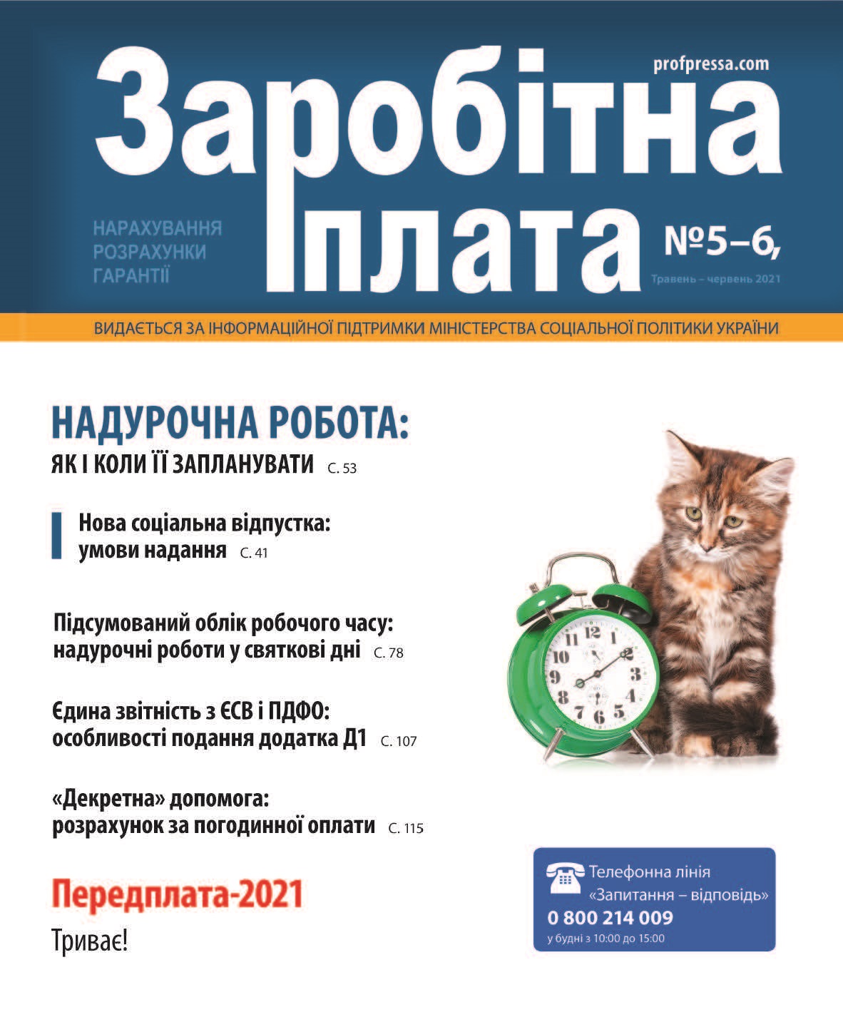 Обкладинка Заробітна плата № 6 (2021)